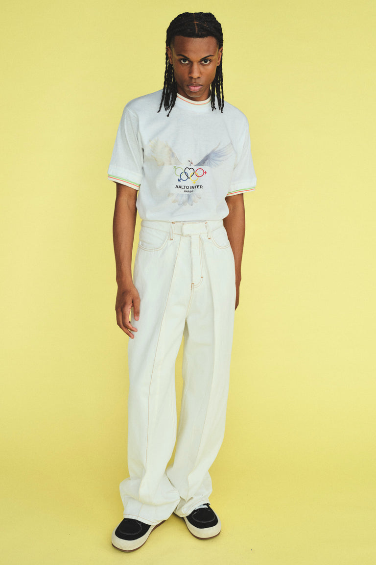 STRIPE RIB OLYMPIA T-SHIRT