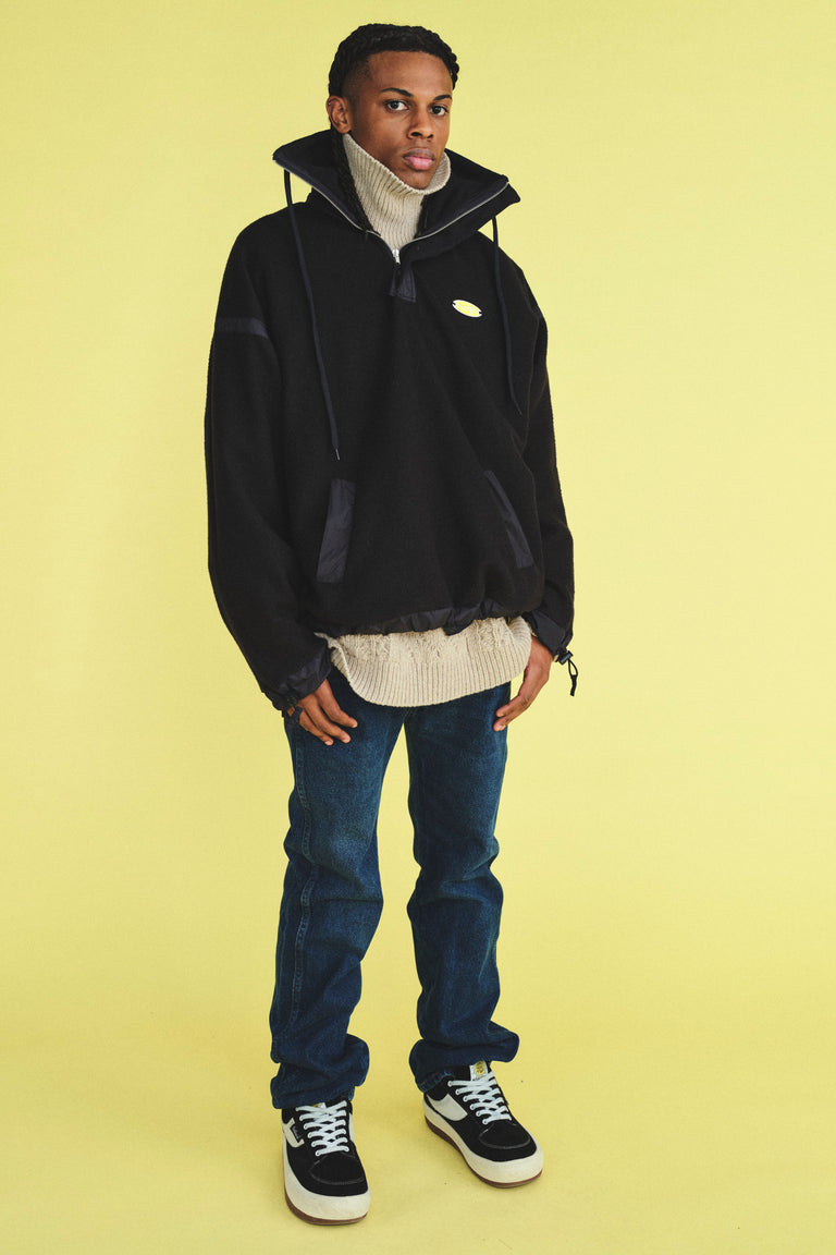 NYLON FLEECE PULLOVER