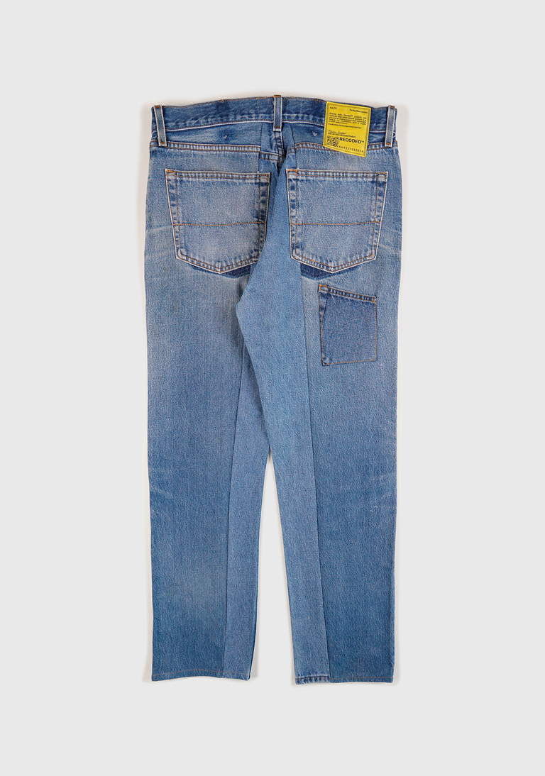 SPLIT LONG DENIM TROUSER