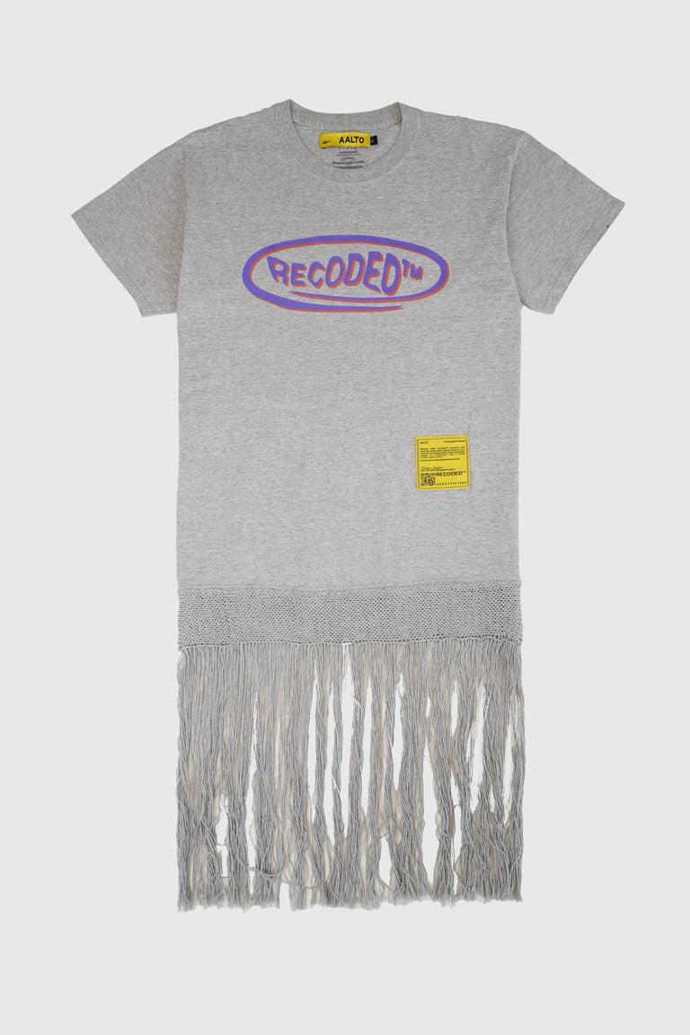TEE FRINGE DRESS
