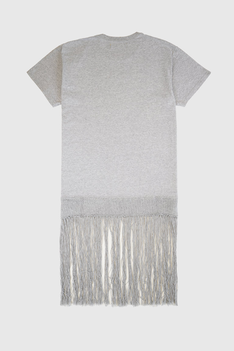 TEE FRINGE DRESS
