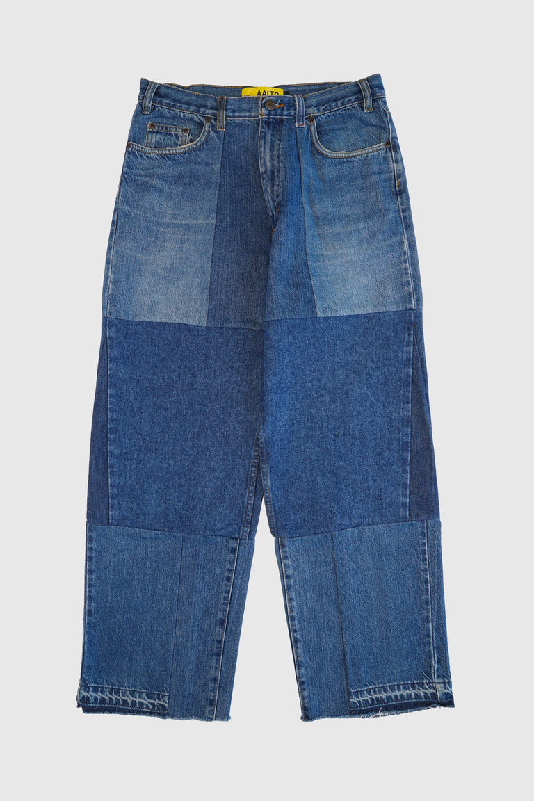 SPLIT LONG DENIM TROUSER