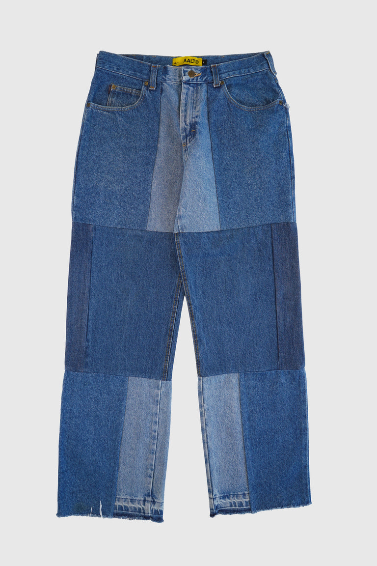 SPLIT LONG DENIM TROUSER