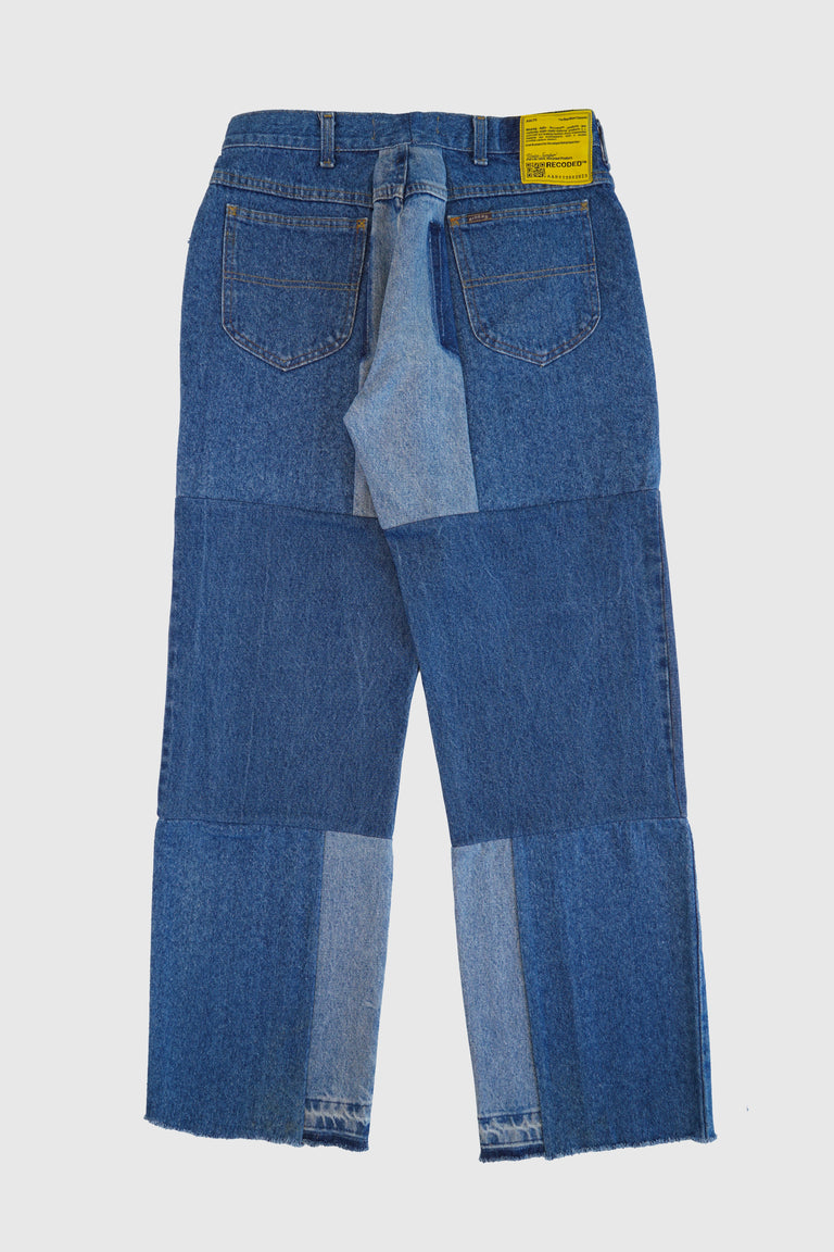 SPLIT LONG DENIM TROUSER