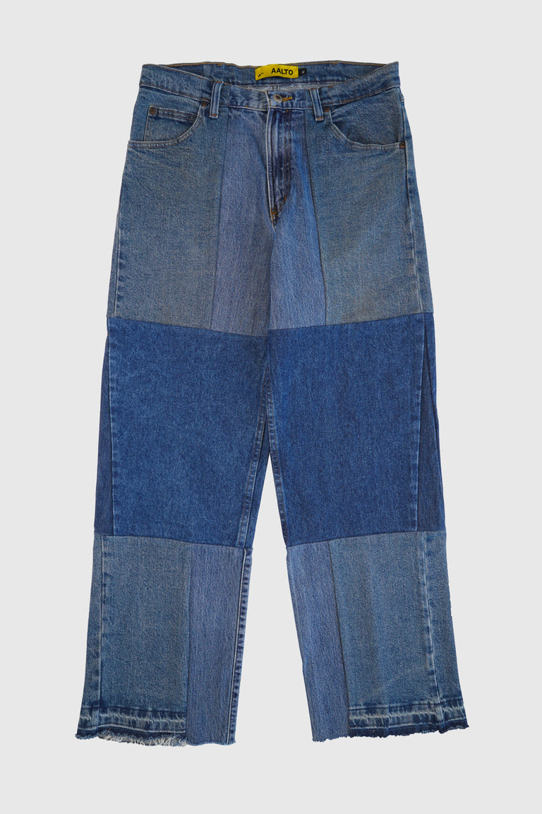 SPLIT LONG DENIM TROUSER