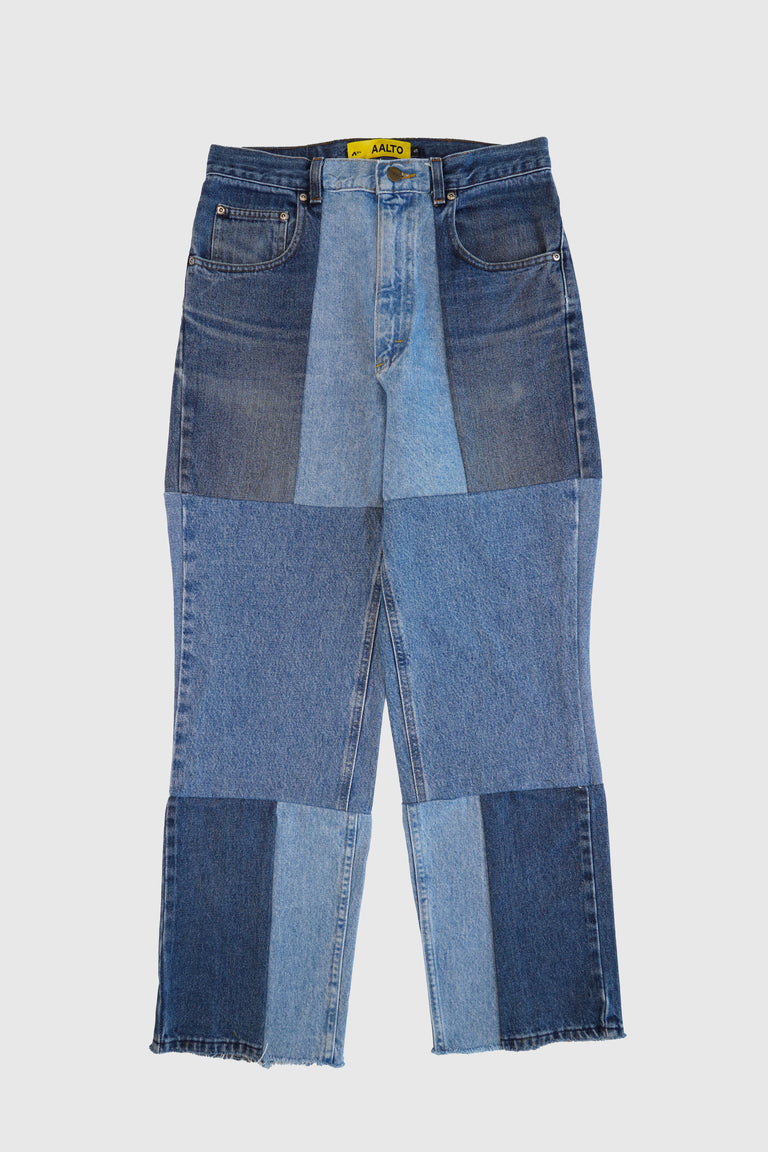 SPLIT LONG DENIM TROUSER