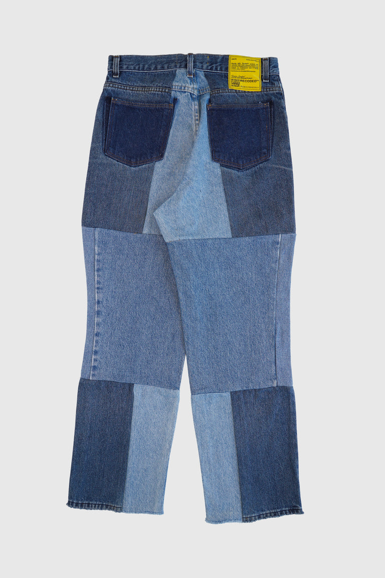 SPLIT LONG DENIM TROUSER