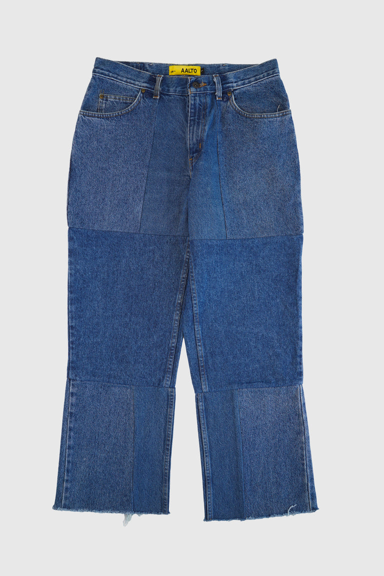 SPLIT LONG DENIM TROUSER