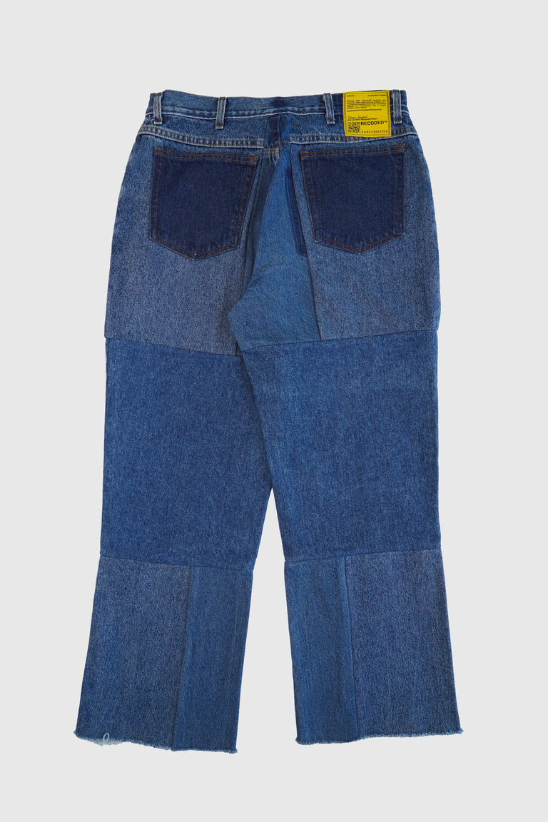 SPLIT LONG DENIM TROUSER