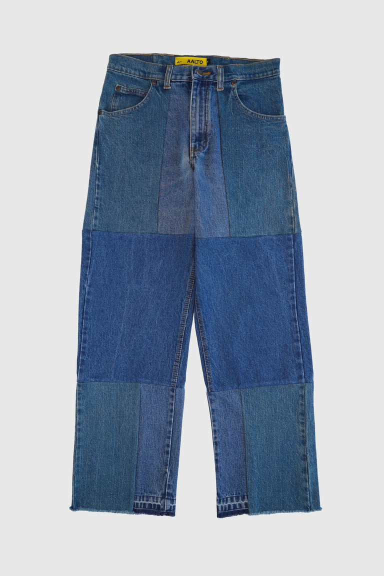 SPLIT LONG DENIM TROUSER