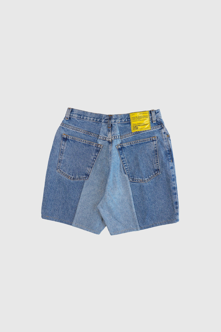 BIAIS SPLIT DENIM SHORT