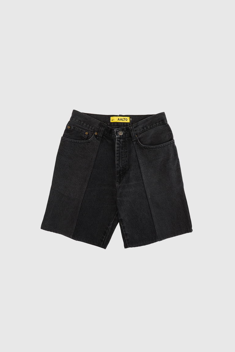 BIAIS SPLIT DENIM SHORT