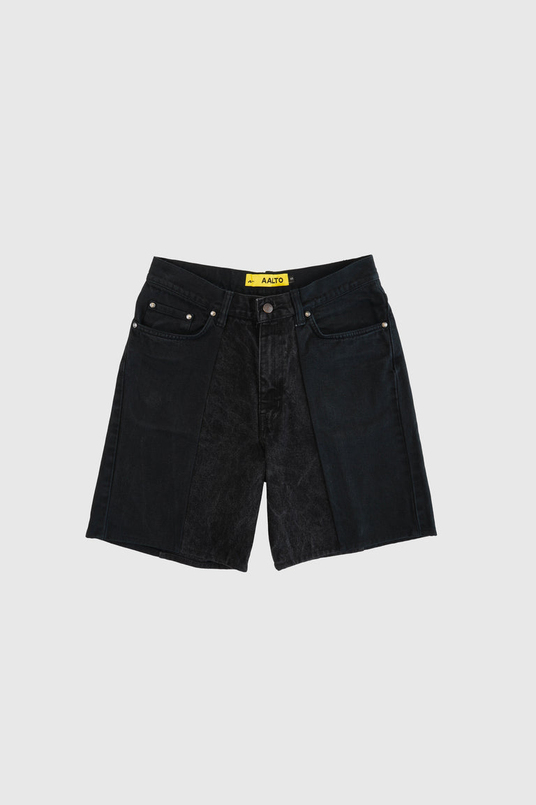 BIAIS SPLIT DENIM SHORT