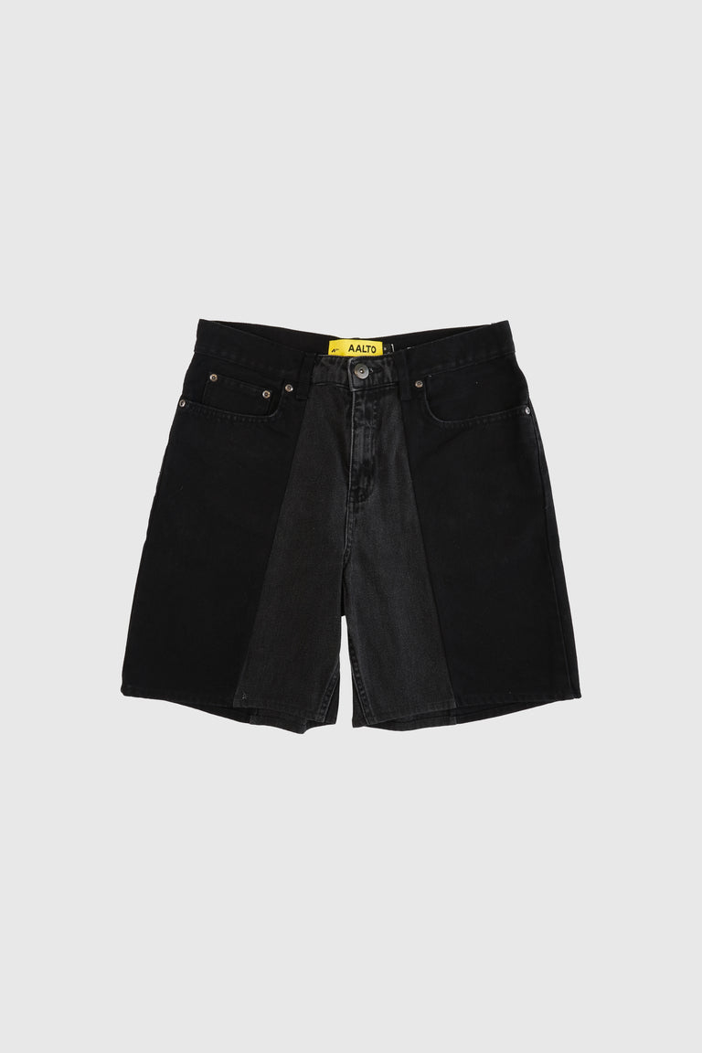 BIAIS SPLIT DENIM SHORT