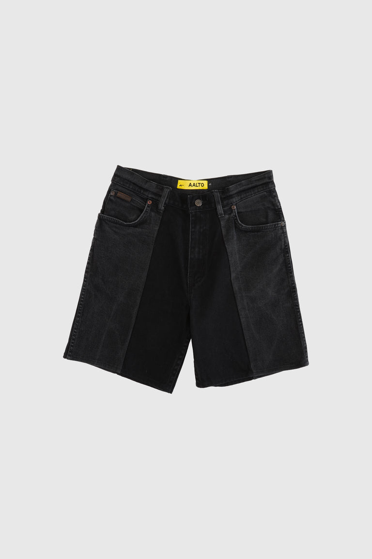 BIAIS SPLIT DENIM SHORT