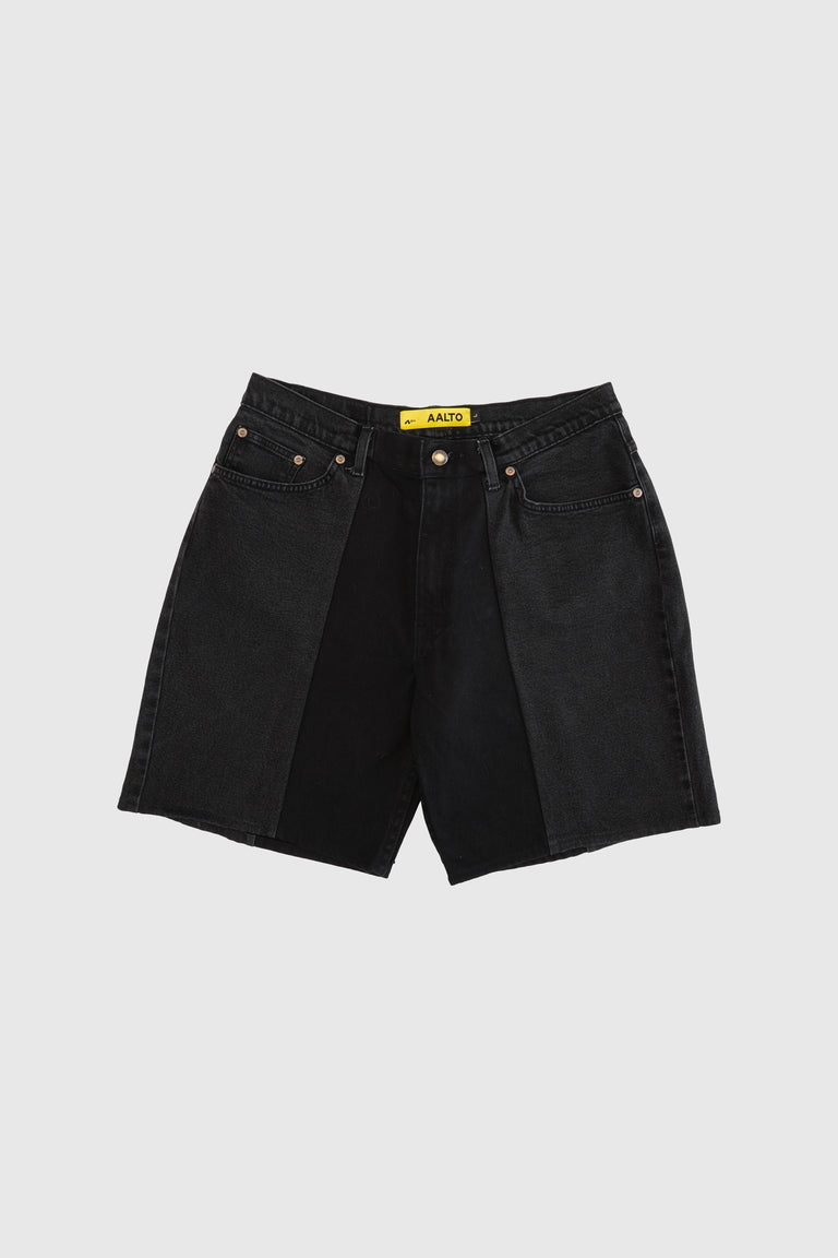 BIAIS SPLIT DENIM SHORT