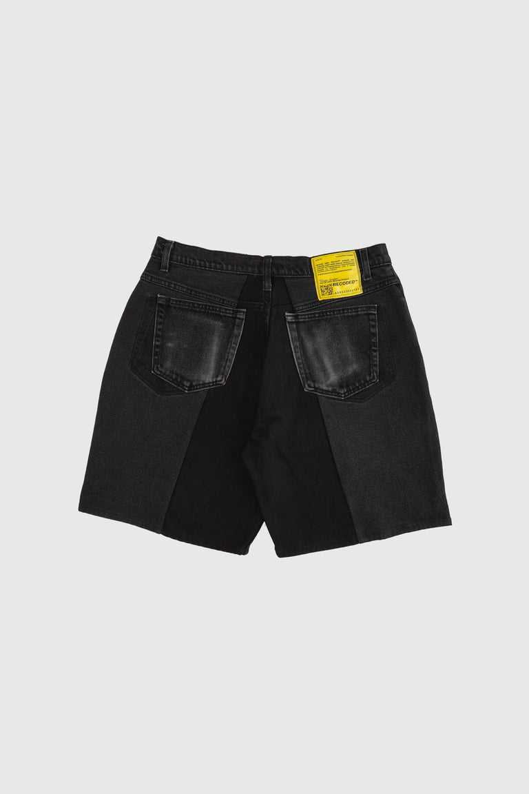BIAIS SPLIT DENIM SHORT