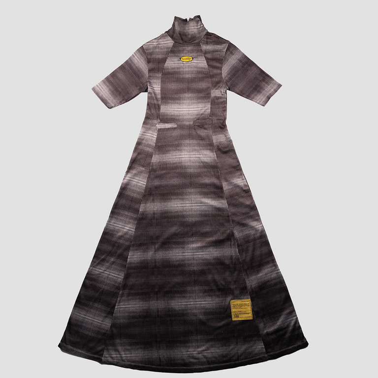 TV SCREEN PRINT JERSEY DRESS