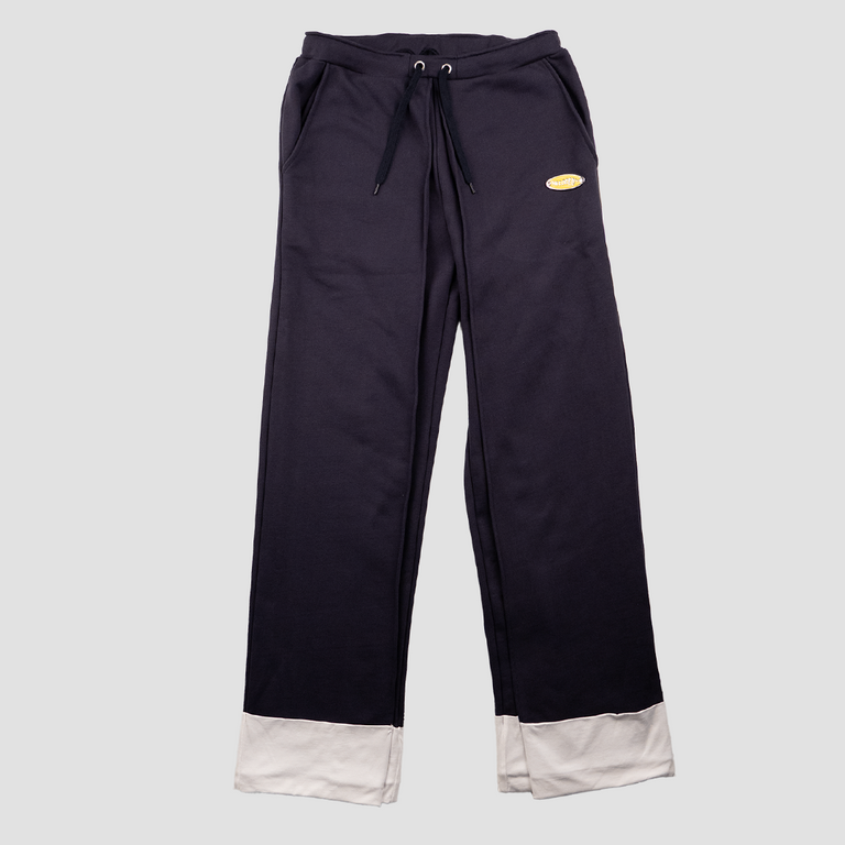 ICONIC PLEAT CONTRAST CUFF JOGGING PANT