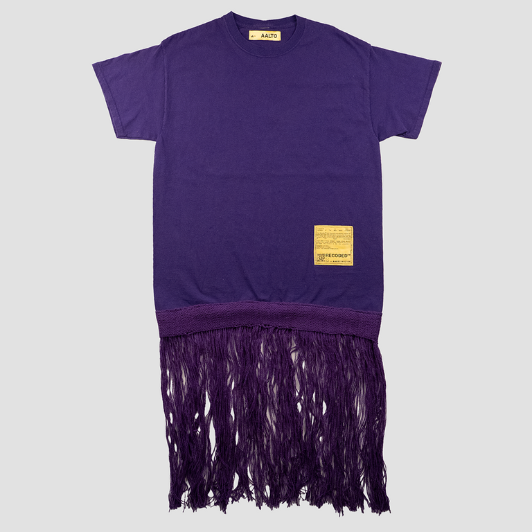 TEE FRINGE DRESS