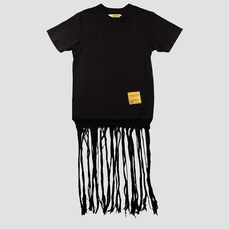 TEE FRINGE DRESS