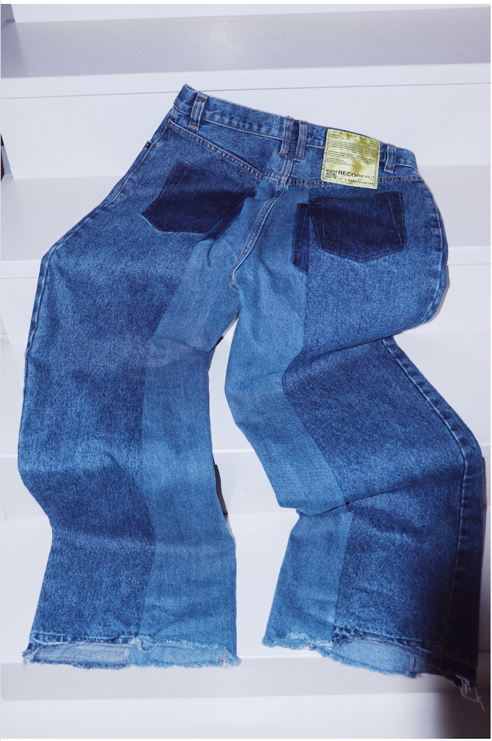 Custom Large Leg Split Denim
