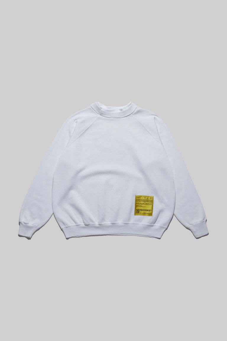 Monochromatic 'Unica Semper' Crewneck Sweatshirt