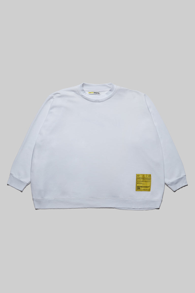 Monochromatic 'Unica Semper' Crewneck Sweatshirt