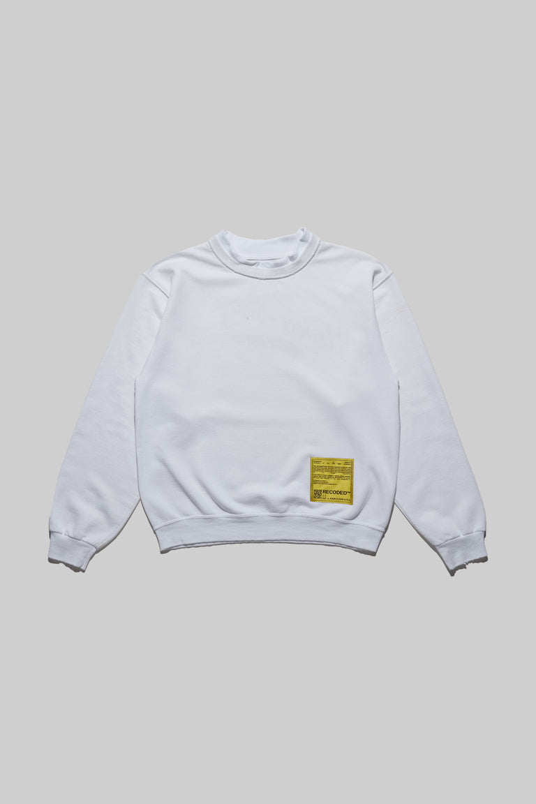 Monochromatic 'Unica Semper' Crewneck Sweatshirt