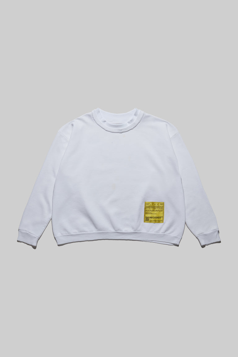 Monochromatic 'Unica Semper' Crewneck Sweatshirt