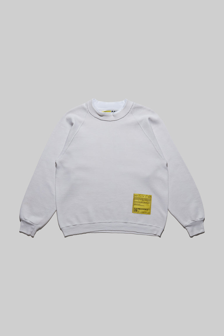 Monochromatic 'Unica Semper' Crewneck Sweatshirt