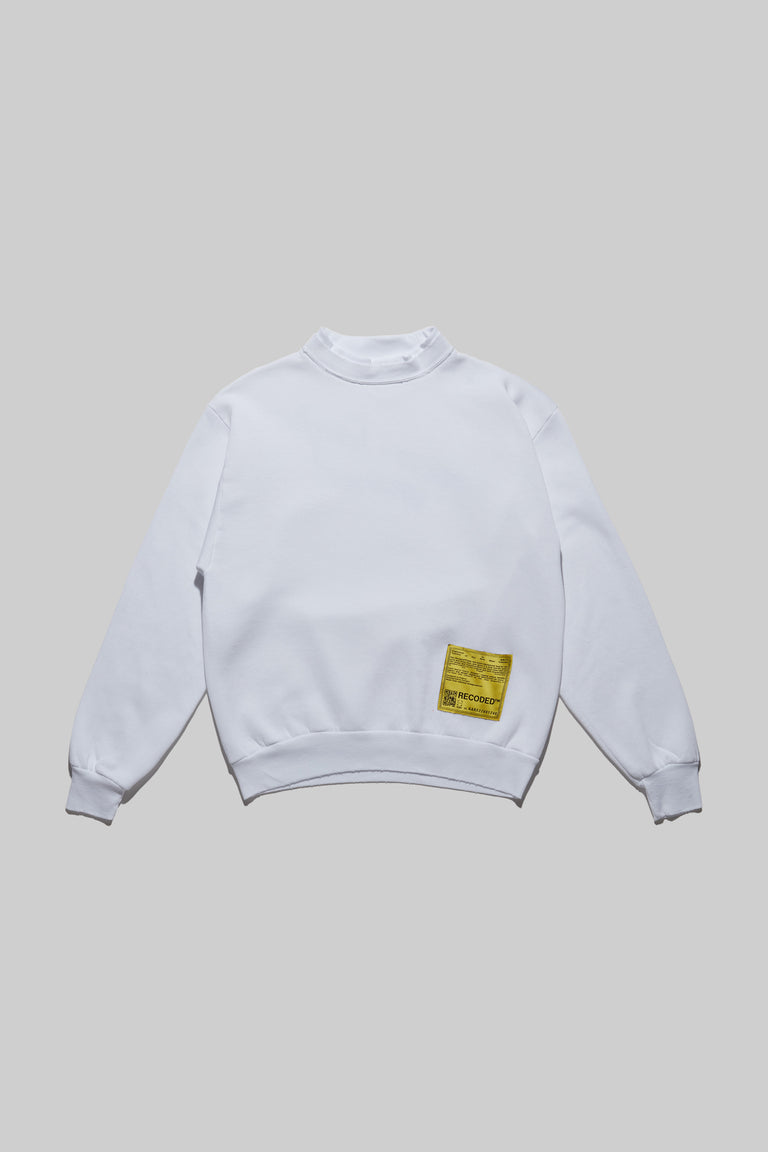Monochromatic 'Unica Semper' Crewneck Sweatshirt
