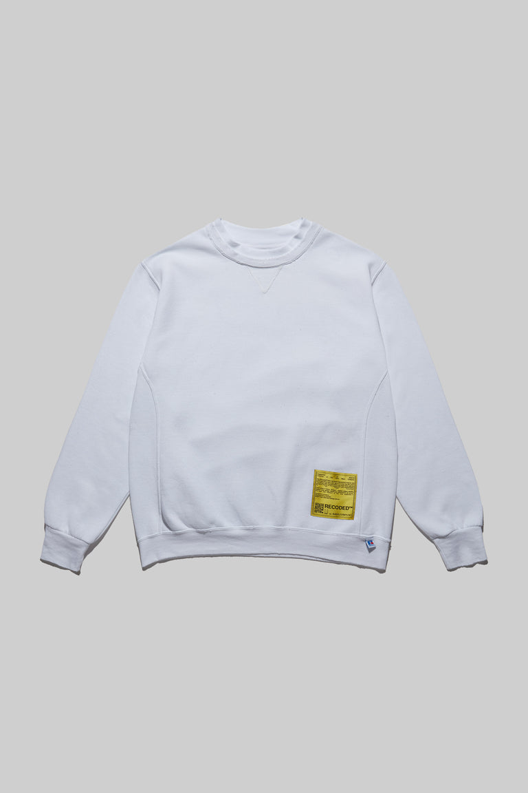 Monochromatic 'Unica Semper' Crewneck Sweatshirt