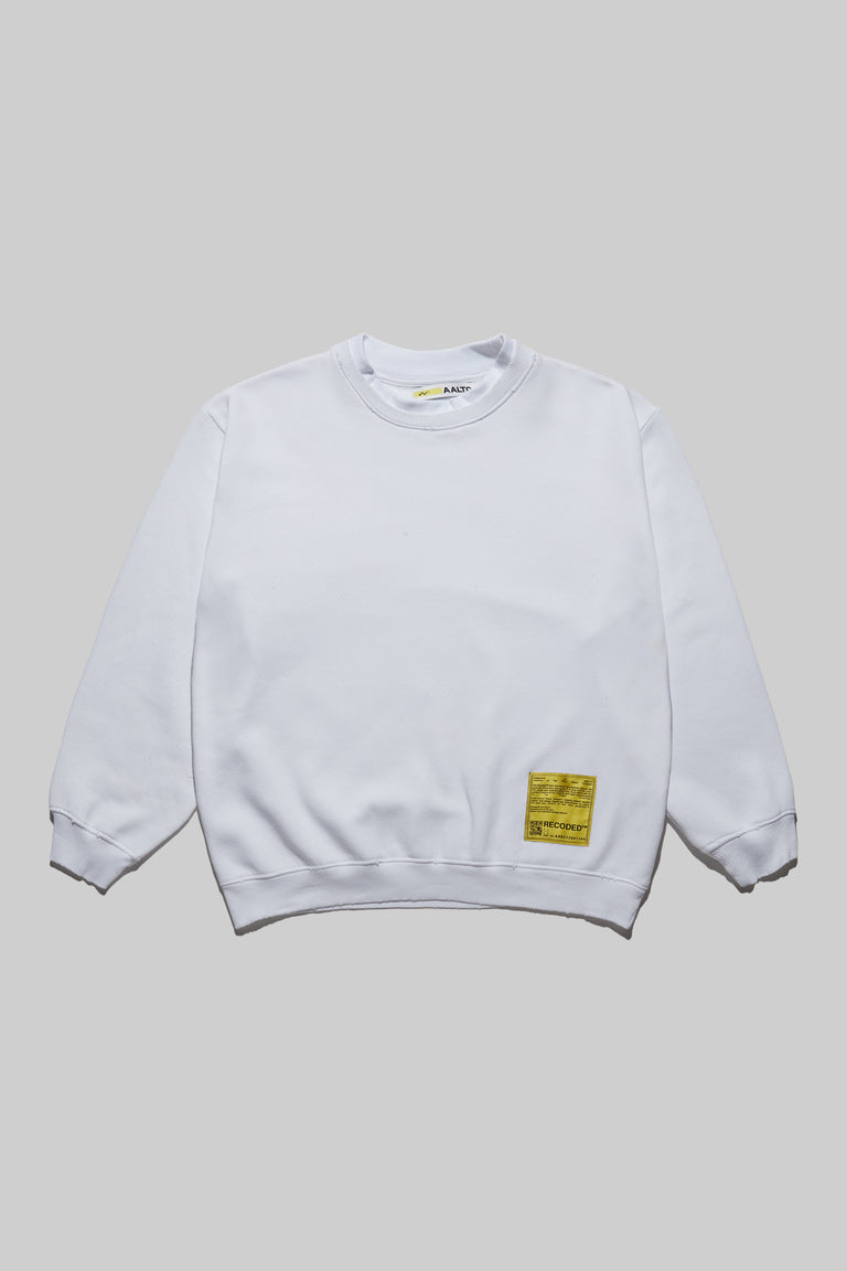 Monochromatic 'Unica Semper' Crewneck Sweatshirt