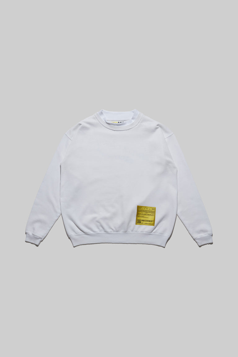 Monochromatic 'Unica Semper' Crewneck Sweatshirt