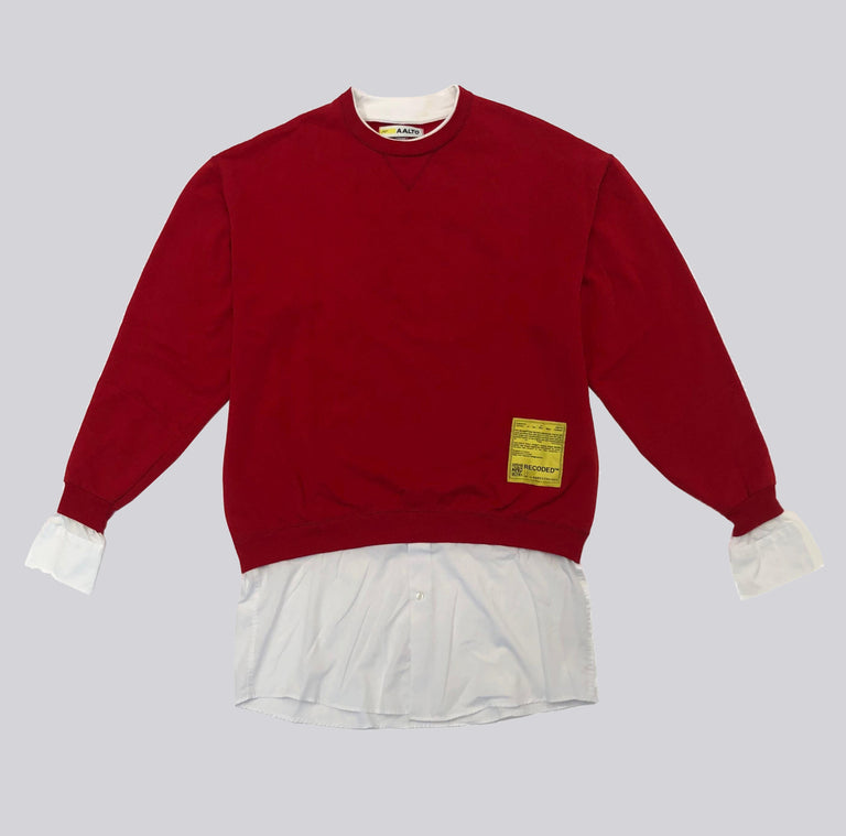 Felpa Shirt Mix Sweater