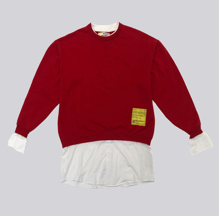 Felpa Shirt Mix Sweater