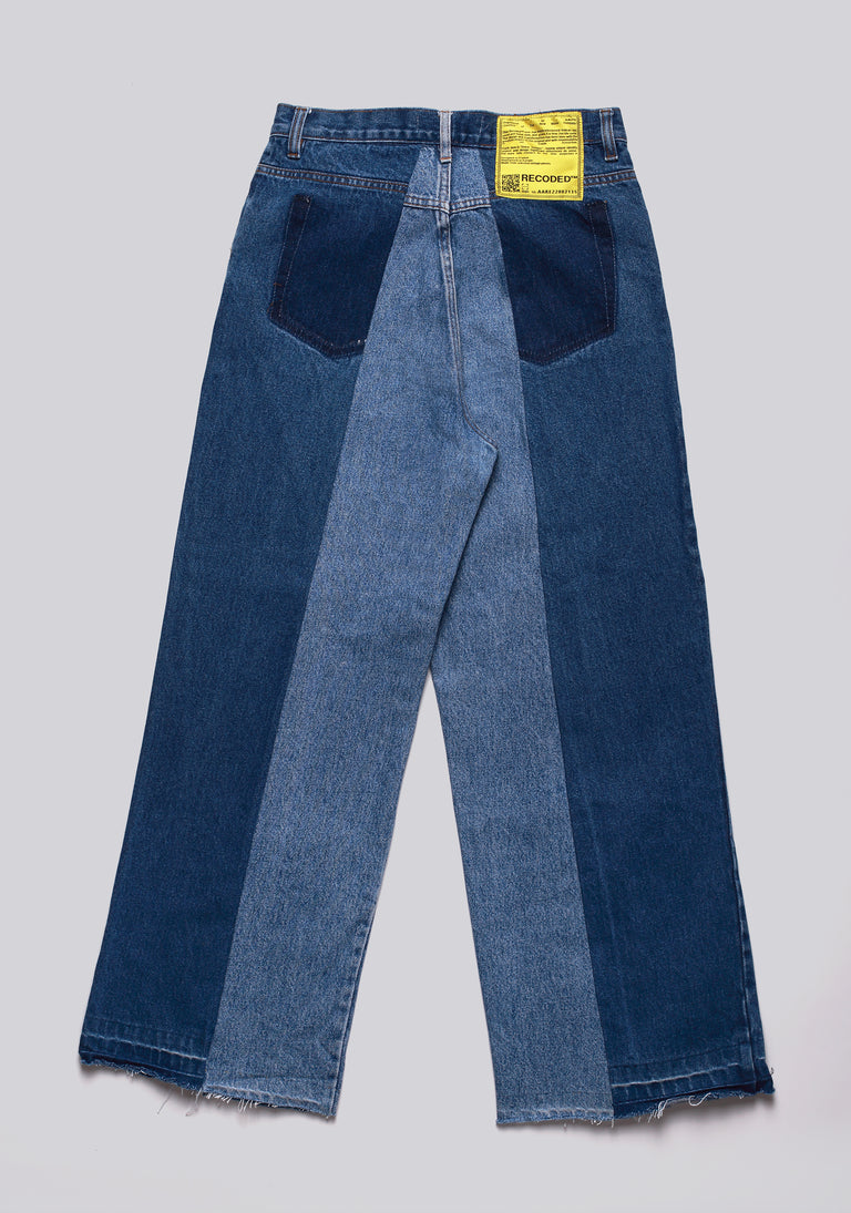SPLIT LONG DENIM TROUSER