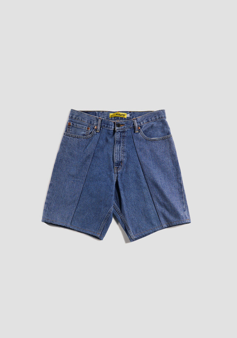 BIAIS SPLIT DENIM SHORT