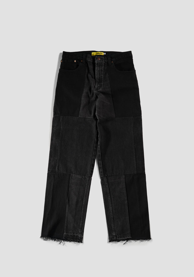 SPLIT LONG DENIM TROUSER