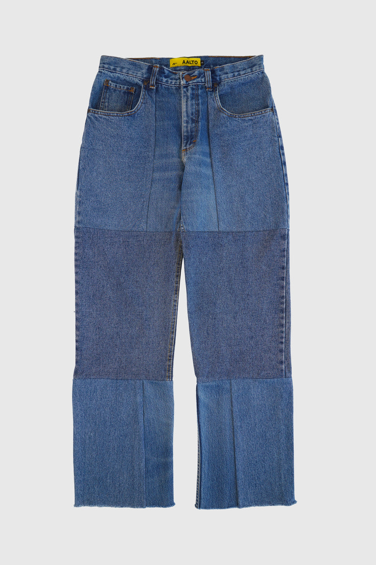 SPLIT LONG DENIM TROUSER