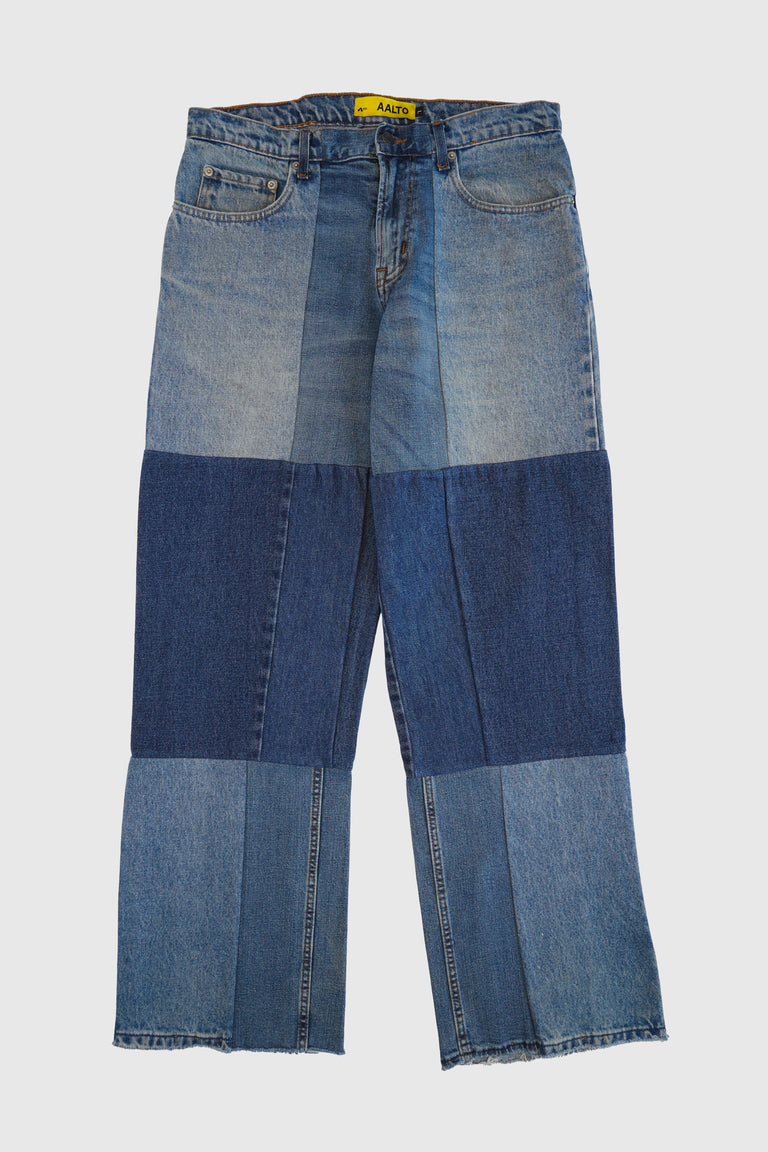 SPLIT LONG DENIM TROUSER