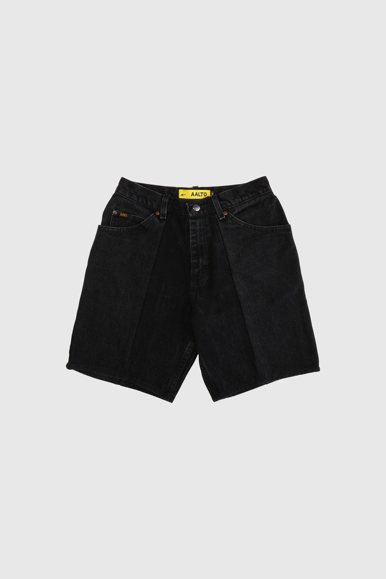 BIAIS SPLIT DENIM SHORT