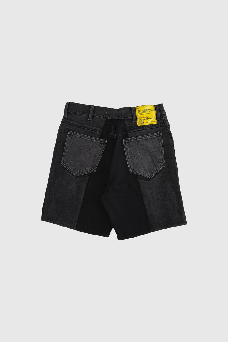 BIAIS SPLIT DENIM SHORT