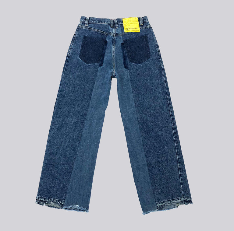Split Pleat Denim