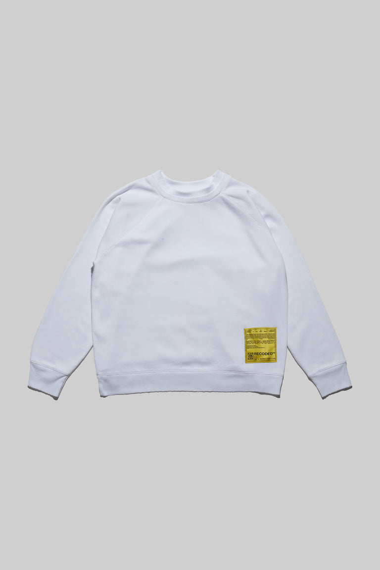 Monochromatic 'Unica Semper' Crewneck Sweatshirt