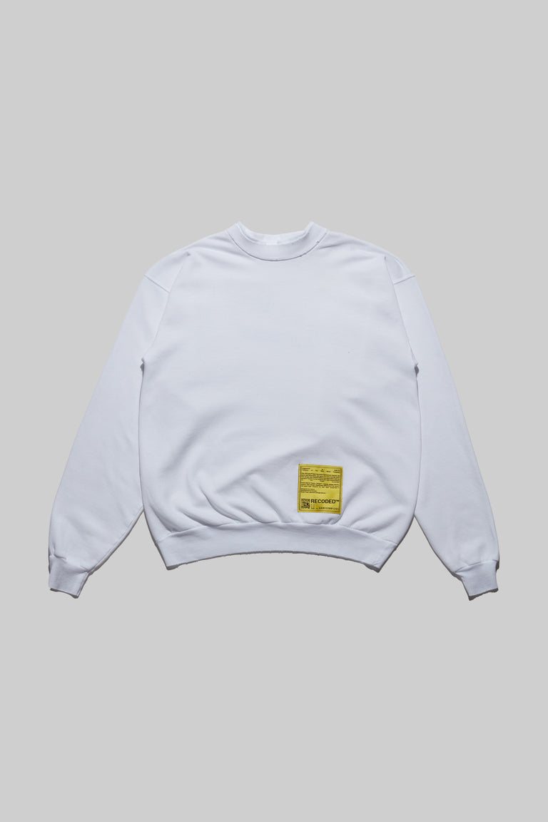 Monochromatic 'Unica Semper' Crewneck Sweatshirt